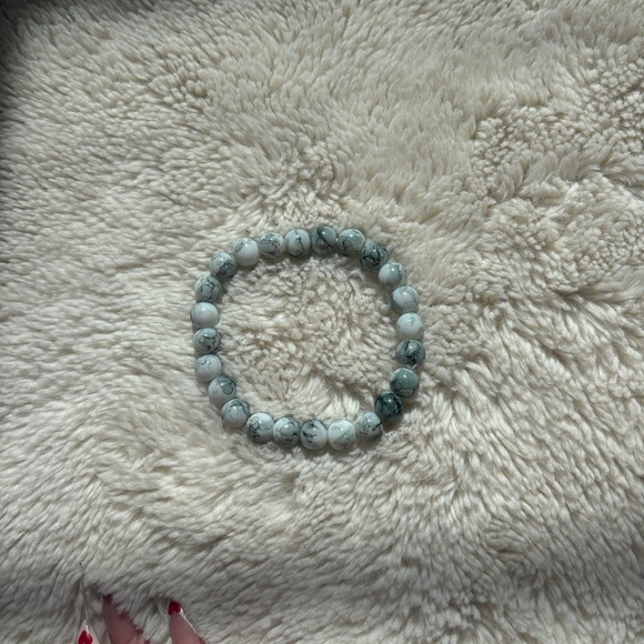 Moss Agate Crystal Bracelet Emotional Balance | Grounding Energy | Abundance | - Picture 4 of 4